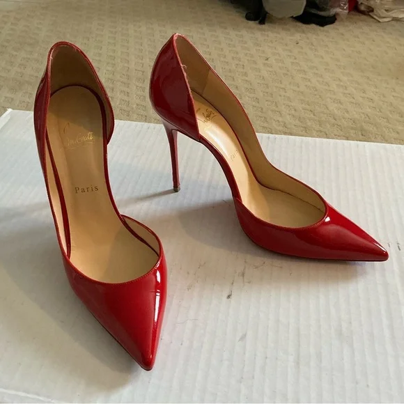Christian Louboutin Iriza 100 Pump in size 40.5 eurpopean - Picture 1 of 12